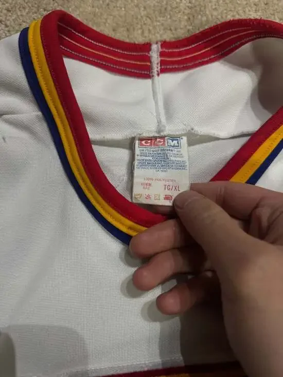 Vintage 90s St. Louis Blues CCM NHL Hockey Jersey Made in Canada Size XL - Picture 2 of 6